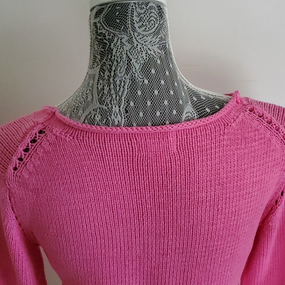 New!LIilly Pulitzer women's sweater,size xs,bright pink color. - Picture 4 of 7
